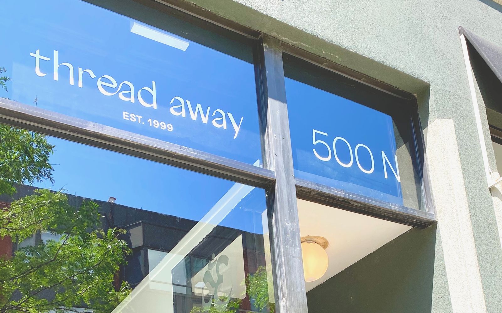 The thread away storefront at 500 N Wells